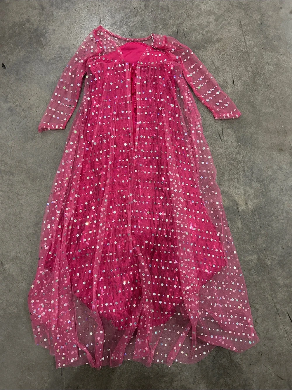 Weissman Red/Blue Patriotic Sequin Dance Dress and Bibei Beiniu Pink Dress
